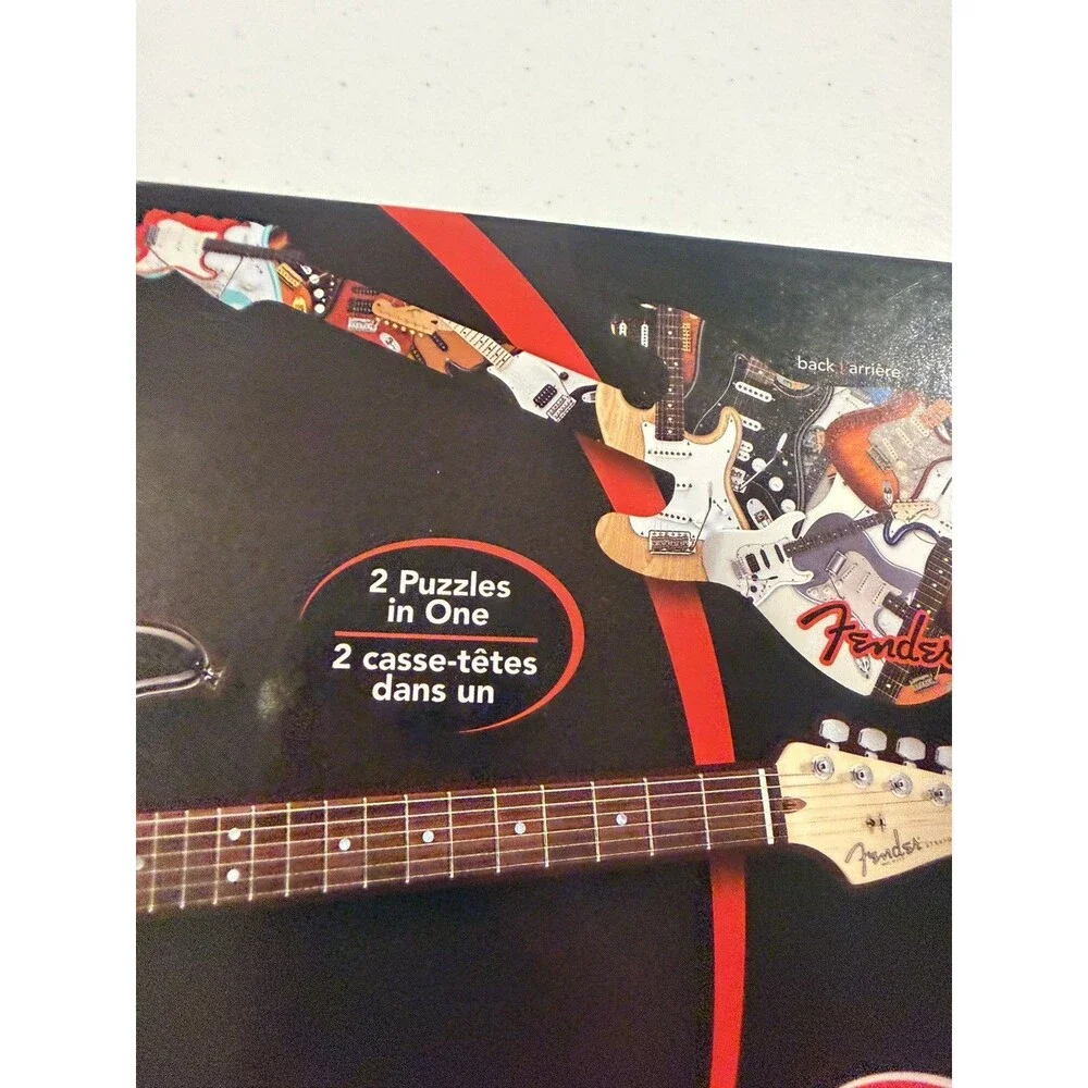 FENDER STRATOCASTER Guitar 60 Years 600 Pc Jigsaw Puzzle Aquarius Games SEALED